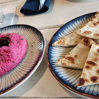 Parea Greek Taverna - Beet hummus - Greek Near Me - Maitland, Florida Parea Greek Taverna - Beet hummus - Greek Near Me - Maitland, Florida