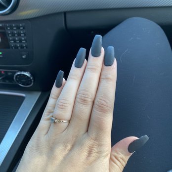 Cute Nails & Spa - Justin did my nails (excuse hair on pants lol) - Nail Salons Near Me - Bullhead City, Arizona