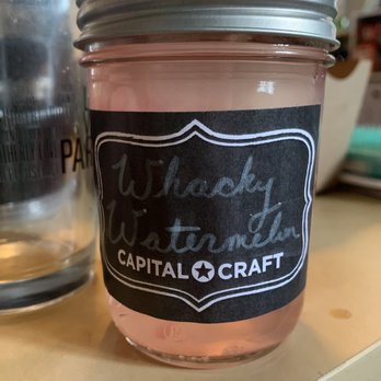 Capital Craft - Whacky watermelon infused vodka. You can drink it by itself or mix it with some seltzer like I did. So refreshing! - Pizza Near Me - Green Brook, New Jersey