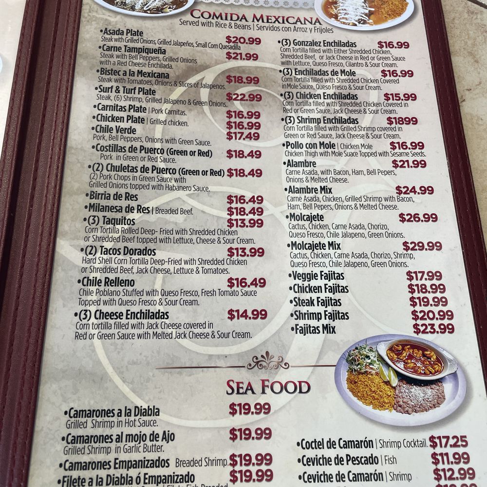 Gonzalez's Restaurant - Menu - Mexican Near Me - Orange, California Gonzalez's Restaurant - Menu - Mexican Near Me - Orange, California