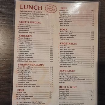 Go China - Lunch menu - Chinese Near Me - Pasadena, California