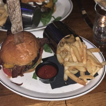 ProAbition - Smokehouse burger! So delicious! Fries have garlic on them that give them a nice flavor - New American Near Me - Riverside, California