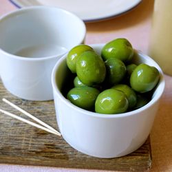 Acorn Vegetarian Kitchen - Nocellara olives (£4.75).