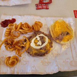 Arby's - Beef and cheddar with curly fries