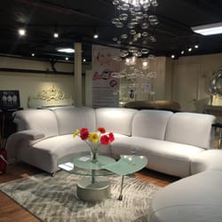 Europe Today Furniture - Beautiful White leather sectional.