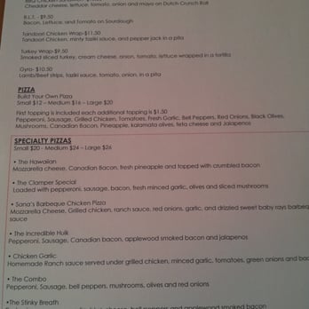 Two Rivers Cafe - Menu - page 1 - Pizza Near Me - Downieville, California