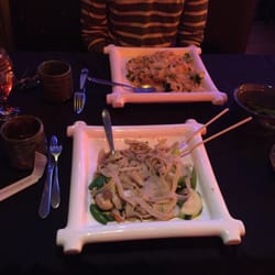 East Moon Asian Bistro - Pad See-Lew and Fried Vegetable rice!