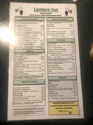 Menu photo 1 The Lantern Inn Goldsboro, NC Menu photo 1 The Lantern Inn Goldsboro, NC
