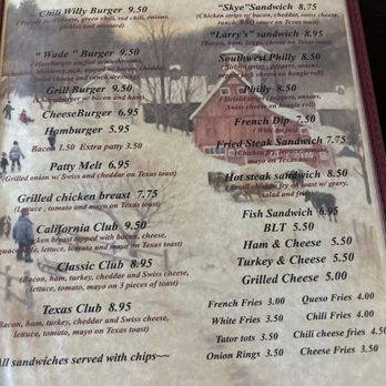 The Grill - Menu sandwich - American Near Me - Groom, Texas The Grill - Menu sandwich - American Near Me - Groom, Texas