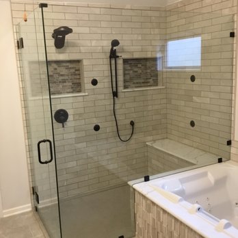 Santa Fe Glass - Glass to Glass Hinge Shower - Kansas City, MO - Windows Installation Near Me - Independence, Missouri Santa Fe Glass - Glass to Glass Hinge Shower - Kansas City, MO - Windows Installation Near Me - Independence, Missouri