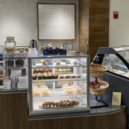 Main floor coffee bar and food area Main floor coffee bar and food area