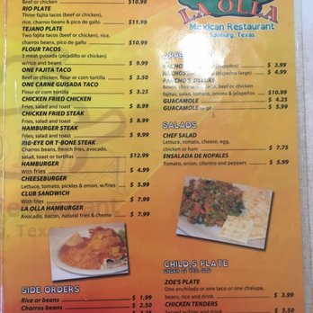 La Olla Mexican Restaurant - the menu - Mexican Near Me - Edinburg, Texas La Olla Mexican Restaurant - the menu - Mexican Near Me - Edinburg, Texas