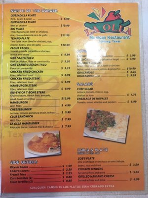 Menu photo 6 La Olla Mexican Restaurant Edinburg, TX Menu photo 6 La Olla Mexican Restaurant Edinburg, TX