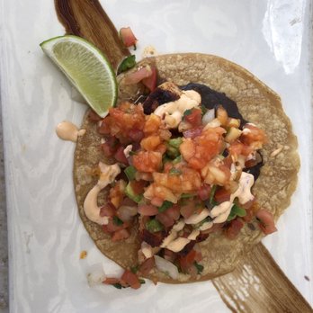 Poseidon on the Beach - (GF) Blackened Mahi-Mahi Taco (1 each) - Seafood Near Me - Del Mar, California Poseidon on the Beach - (GF) Blackened Mahi-Mahi Taco (1 each) - Seafood Near Me - Del Mar, California