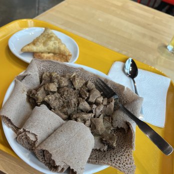 Habiba's Ethiopian Kitchen - YEBEG ALECHA and VEGGIE SAMBUSA - Ethiopian Near Me - Syracuse, New York Habiba's Ethiopian Kitchen - YEBEG ALECHA and VEGGIE SAMBUSA - Ethiopian Near Me - Syracuse, New York