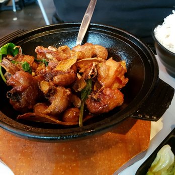 Uncle Lu - Three cup chicken. Taste good, but chicken are very small.and the pot was full of ginger and garlic. - Taiwanese Near Me - Richmond, British Columbia Uncle Lu - Three cup chicken. Taste good, but chicken are very small.and the pot was full of ginger and garlic. - Taiwanese Near Me - Richmond, British Columbia