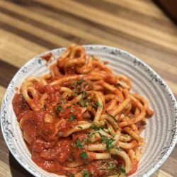 Bucatini w/ Meat Sauce