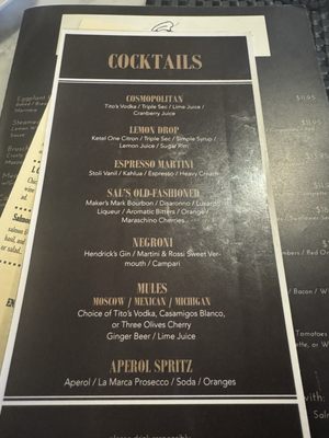 Menu photo 8 Salvatore Scallopini Grosse Pointe Woods, MI