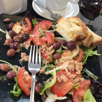 Vertical - (Mostly eaten) insalata di tonno - Tapas/Small Plates Near Me - Riomaggiore, SP