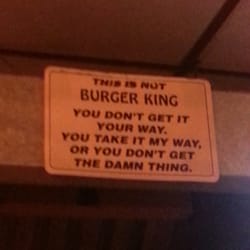 Bobby's Place is not burger king!