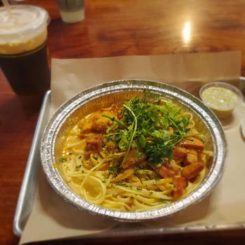 Nguyen's Kitchen - Crawfish pasta and Thai tea - Vietnamese Near Me - Costa Mesa, California
