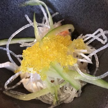 M Sushi - Omakase Grand 5th course: sunomono with king crab - Sushi Bars Near Me - Durham, North Carolina M Sushi - Omakase Grand 5th course: sunomono with king crab - Sushi Bars Near Me - Durham, North Carolina