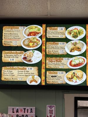 Menu photo 1 La Tia Mexican Food Montclair, CA Menu photo 1 La Tia Mexican Food Montclair, CA
