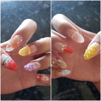 Nail C Beauty Salon - My most favorite nail design! The different texture on each nail is just so fun to feel. Plus the 3D look is just amazing! - Nail Salons Near Me - Kent, Washington Nail C Beauty Salon - My most favorite nail design! The different texture on each nail is just so fun to feel. Plus the 3D look is just amazing! - Nail Salons Near Me - Kent, Washington