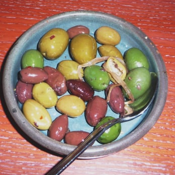 Extra Virgin - (*) Mixed Marinated Olives - Tapas/Small Plates Near Me - Kansas City, Missouri