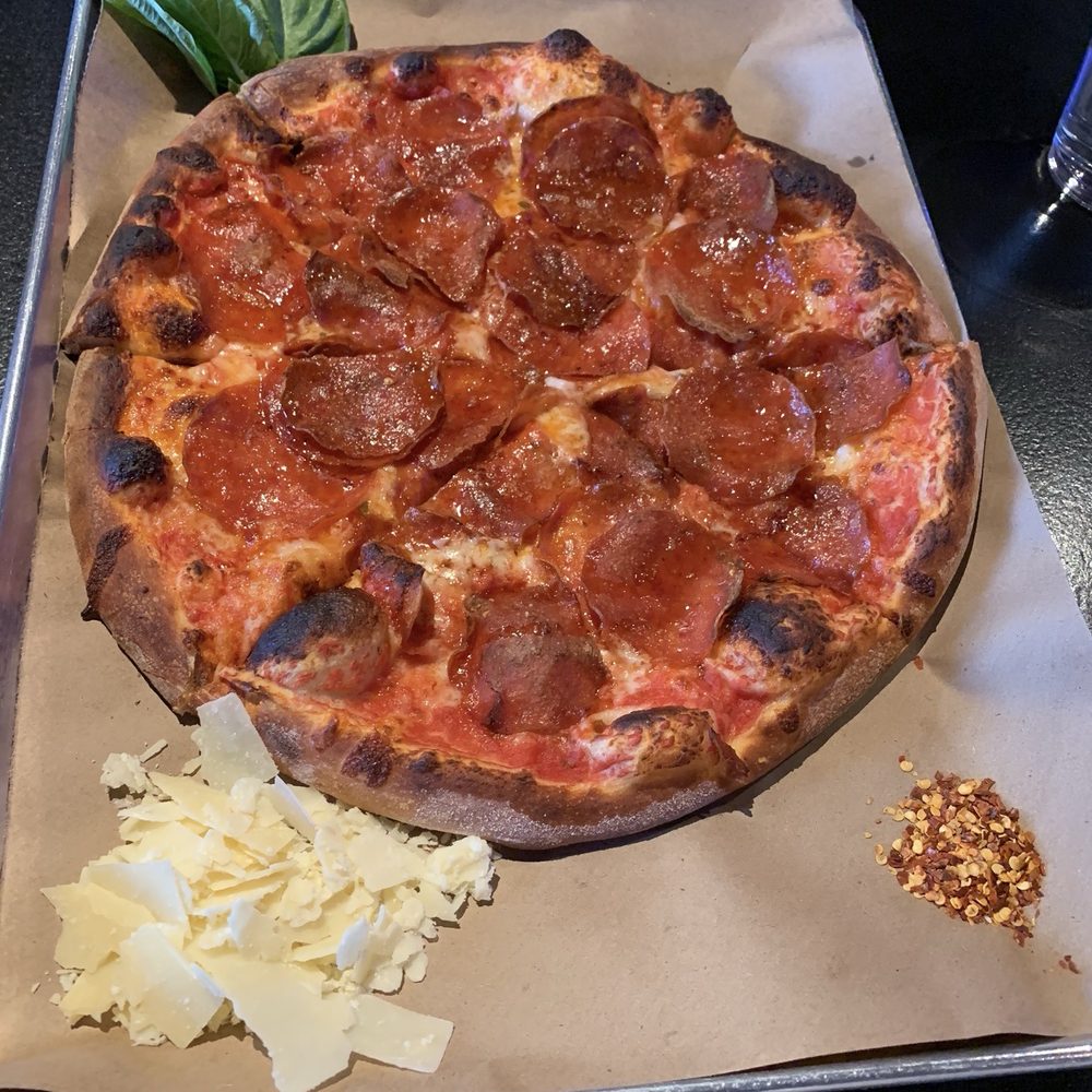 The Gypsy Poet - Pepperoni Madness with Hot Honey - Pizza Near Me - Houston, Texas