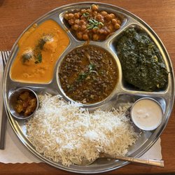 Himalayan Kitchen - Sampler platter..... delicious!