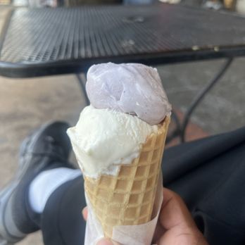 Silbermann's Ice Cream - Blueberry ice cream yes blueberry and pineapple coconut! - Ice Cream & Frozen Yogurt Near Me - San Rafael, California