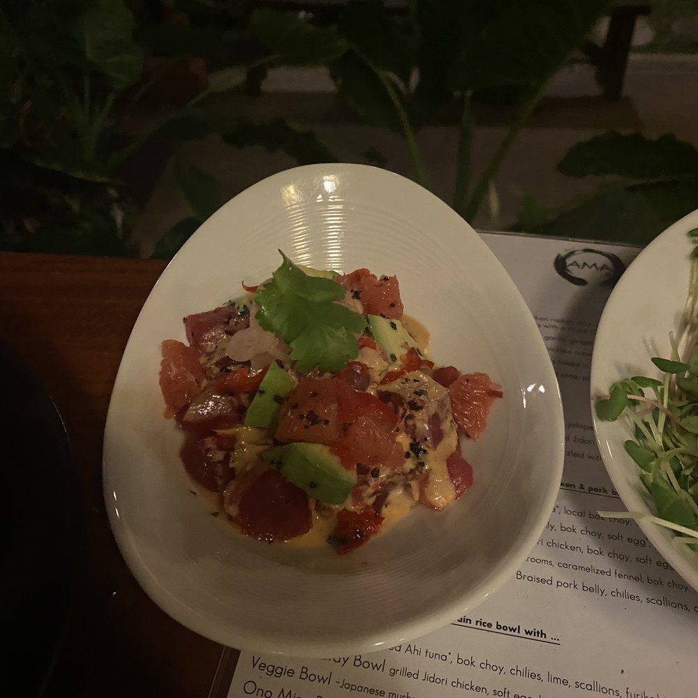 Ama - Poke (no rice) - Cocktail Bars Near Me - Hanalei, Hawaii Ama - Poke (no rice) - Cocktail Bars Near Me - Hanalei, Hawaii