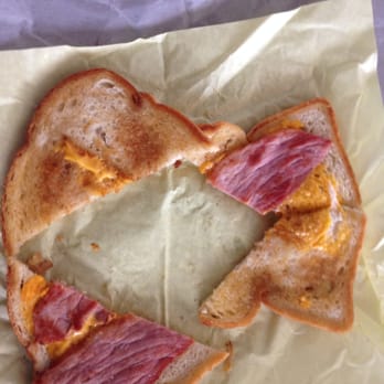 Ham 'n Scram - Wow! This is what a $7.50 grilled ham and cheese sandwich looks like. - Breakfast & Brunch Near Me - Westminster, California Ham 'n Scram - Wow! This is what a $7.50 grilled ham and cheese sandwich looks like. - Breakfast & Brunch Near Me - Westminster, California