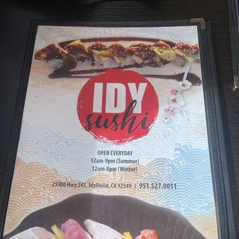 Idy Sushi Rolls - Japanese Near Me - Idyllwild, California