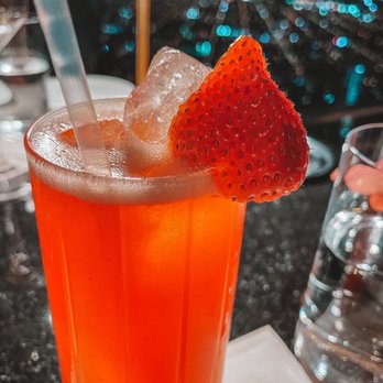 Skyhigh - Strawberry basil lemonade cocktail - Bars Near Me - Philadelphia, Pennsylvania