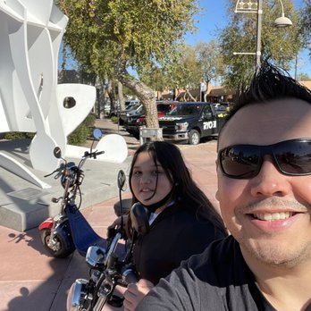 Old Town Scooters - Selfie time on the scooters - Scooter Tours Near Me - Scottsdale, Arizona Old Town Scooters - Selfie time on the scooters - Scooter Tours Near Me - Scottsdale, Arizona