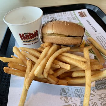 Habit Burger & Grill - Charburger with a side of fries - Burgers Near Me - Dublin, California Habit Burger & Grill - Charburger with a side of fries - Burgers Near Me - Dublin, California