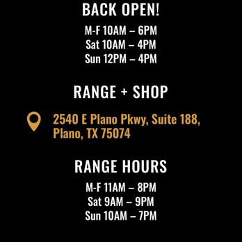 Mister Guns Range - Address and hours of operation - Gun/Rifle Ranges Near Me - Plano, Texas Mister Guns Range - Address and hours of operation - Gun/Rifle Ranges Near Me - Plano, Texas