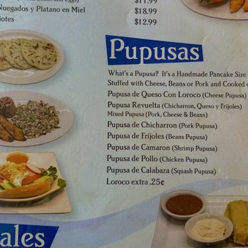El Buen Sabor - Menu, good prices for Papusas. - Salvadoran Near Me - Los Angeles, California