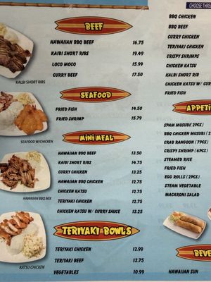 Menu photo 5 Ohana Grill Hawaiian Bbq Oxnard, CA