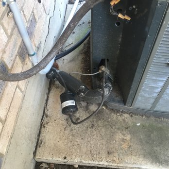 AirTex Heating & Cooling - Outside unit high line not insulated and sticks out more, which could more damaged easily. - Heating & Air Conditioning/HVAC Near Me - New Braunfels, Texas