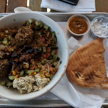 Mezeh - Bowl. You get so many selections for sides!!! - Mediterranean Near Me - Henrico, Virginia Mezeh - Bowl. You get so many selections for sides!!! - Mediterranean Near Me - Henrico, Virginia