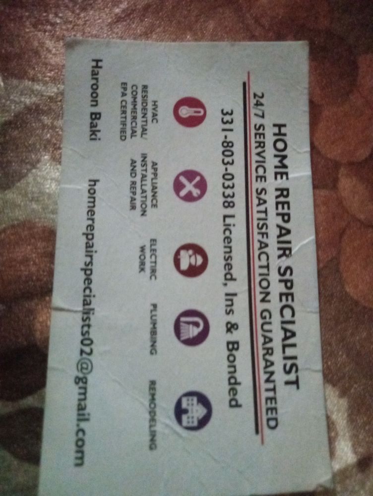 Slide of Home Repair Specialist