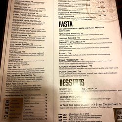 The George Traditional House - Menu Nov 2022