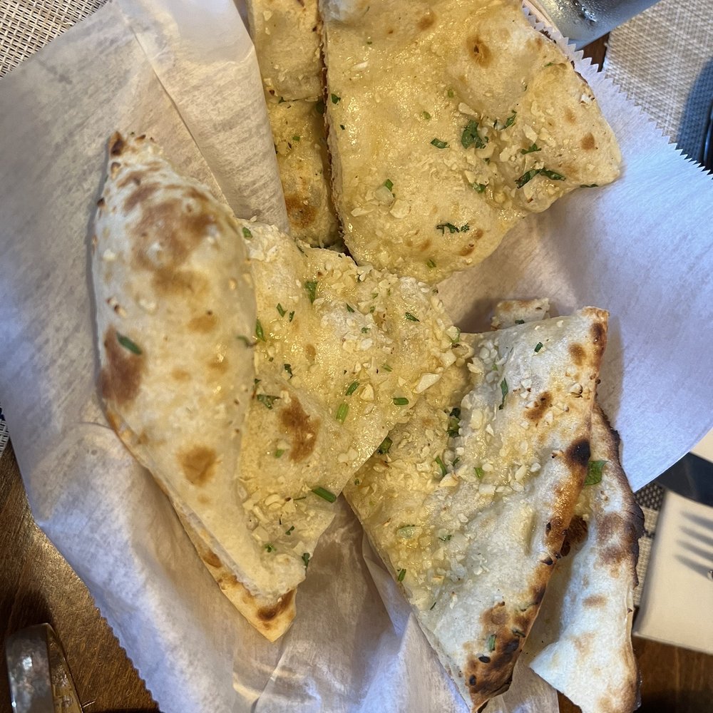 Athithi Indian Cuisine - The best garlic naan I've ever had - Indian Near Me - Wilton, Connecticut