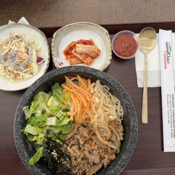 Gung Chae - Bulgogi Bibimbap, comes with salad & kimchi $15.99 on 1/8/25. - Korean Near Me - Las Vegas, Nevada