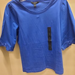 Banana Republic - Royal top with puffyish sleeve