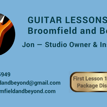Guitar Lessons - Broomfield and Beyond - Business Card - Musical Instruments & Teachers Near Me Guitar Lessons - Broomfield and Beyond - Business Card - Musical Instruments & Teachers Near Me