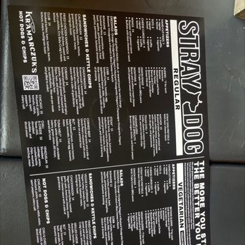 Stray Dog - front of menu - New American Near Me - Minneapolis, Minnesota Stray Dog - front of menu - New American Near Me - Minneapolis, Minnesota